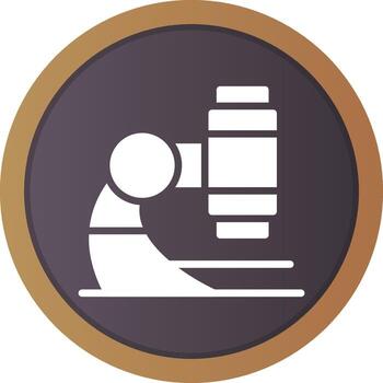 Microscope Creative Icon Design vector