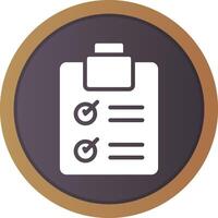 Checklist Creative Icon Design vector