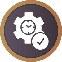 Time Management Creative Icon Design vector