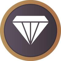 diseño de icono creativo de diamante vector