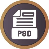 diseño de icono creativo de archivo psd vector