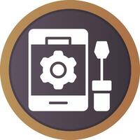 Smartphone Creative Icon Design vector