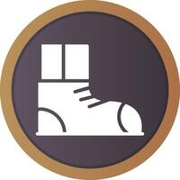 diseño de icono creativo de botas vector