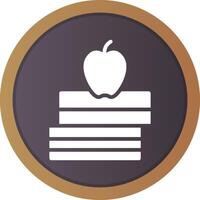 Stack Of Books Creative Icon Design vector