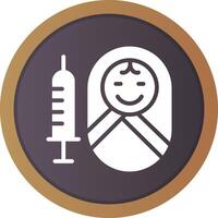 Vaccination Creative Icon Design vector