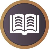 Open Book Creative Icon Design vector