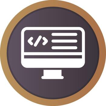 web programación creativo icono diseño vector