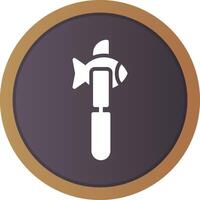 Fillet Knife Creative Icon Design vector