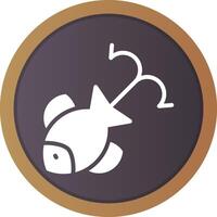 Fish Attractant Creative Icon Design vector