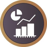Statistical Analysis Creative Icon Design vector