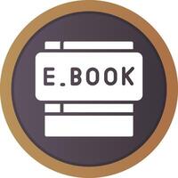Ebooks Creative Icon Design vector