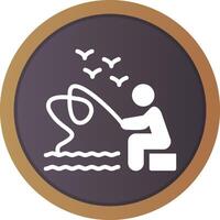 Trolling Creative Icon Design vector