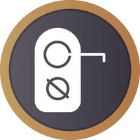 Do Not Disturb Creative Icon Design vector