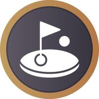 diseño de icono creativo de golf vector