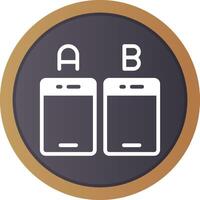Ab Testing Creative Icon Design vector