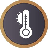 Temperature Creative Icon Design vector