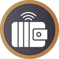 Smart Wallet Creative Icon Design vector