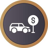 Taxi Stop Creative Icon Design vector