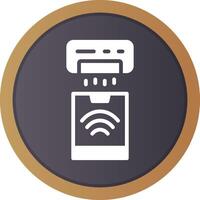 Smart Cooler Creative Icon Design vector