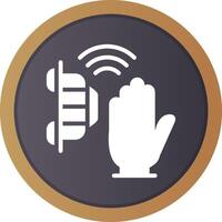 Motion Sensor Creative Icon Design vector