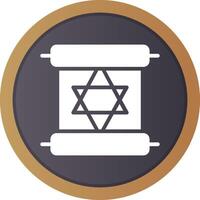 Scroll torah Creative Icon Design vector