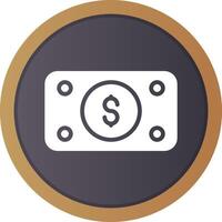 Money Bill Wave Creative Icon Design vector