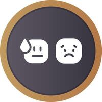 Basic Emotion Creative Icon Design vector