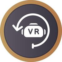 Virtual Reality Creative Icon Design vector