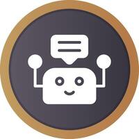 Chatbot Creative Icon Design vector