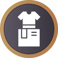 Clothes Box Creative Icon Design vector