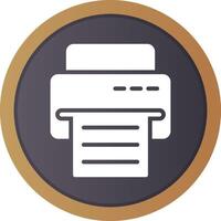 Printer Creative Icon Design vector