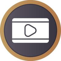 Video Play Creative Icon Design vector