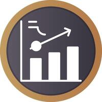 Clustered Bar Creative Icon Design vector