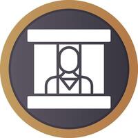 Prisoner Creative Icon Design vector