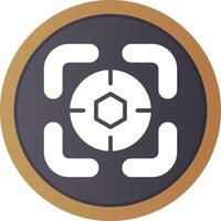 Basic Target Creative Icon Design vector