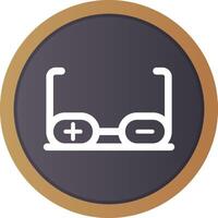 Medical Glasses Creative Icon Design vector