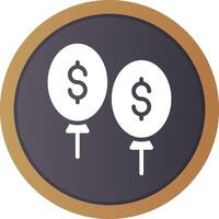 Balloon Payment Creative Icon Design vector