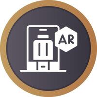 Ar Tourism Creative Icon Design vector