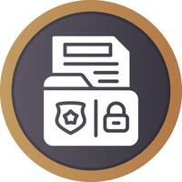 Confidential Creative Icon Design vector