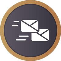 Mass Mailing Creative Icon Design vector