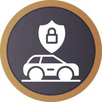 Anti Theft System Creative Icon Design vector