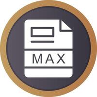 MAX Creative Icon Design vector