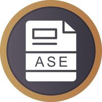 ASE Creative Icon Design vector