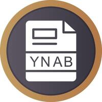 ynab creativo icono diseño vector