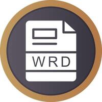 WRD Creative Icon Design vector