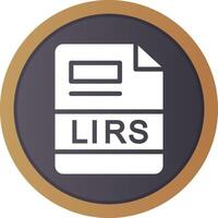 LIRS Creative Icon Design vector