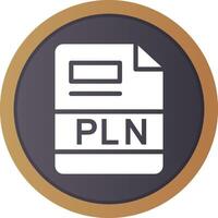 PLN Creative Icon Design vector