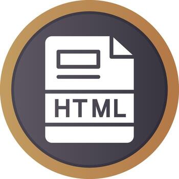 html creativo icono diseño vector