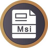 Msi Creative Icon Design vector