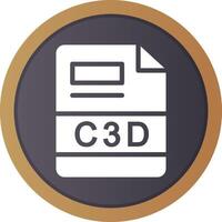 C3D Creative Icon Design vector